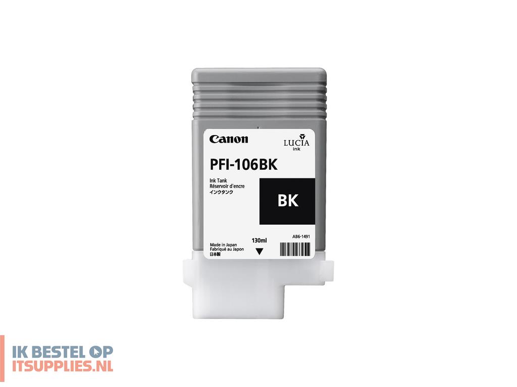 3258994-canon_pfi-106_bk_inktcartridge_1_stuks_origineel_foto_zwart