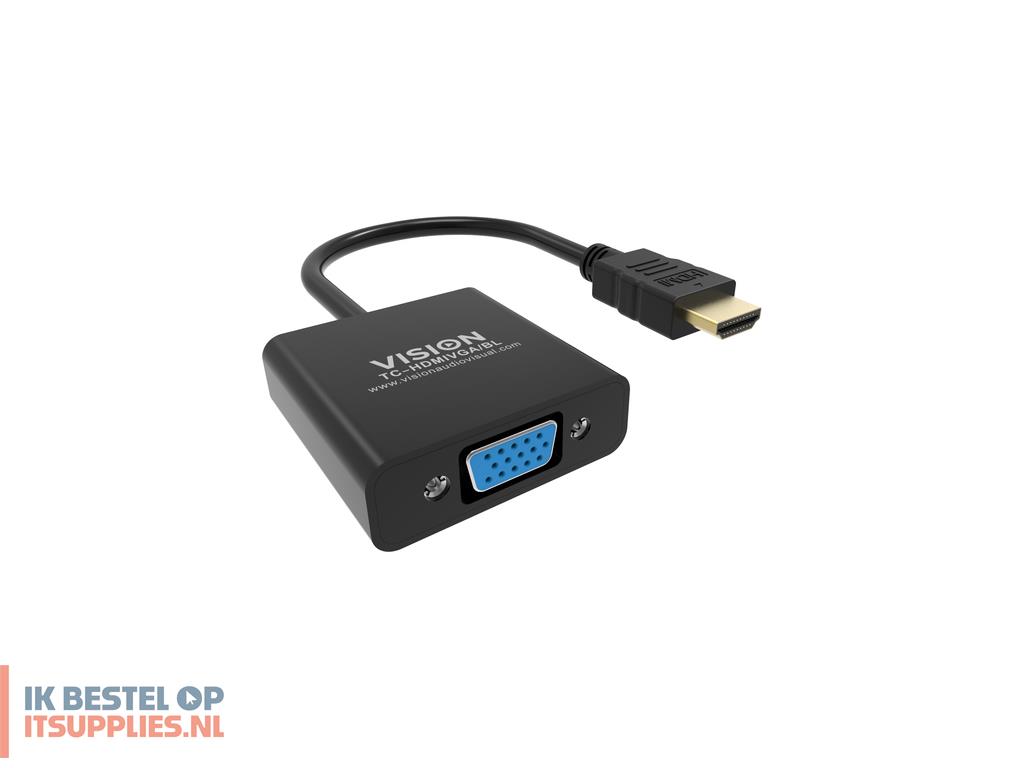 0702266-vision_tc-hdmivgabl_video_kabel_adapter_0-23_m_hdmi_type_a_standaard_vga_d-sub_zwart