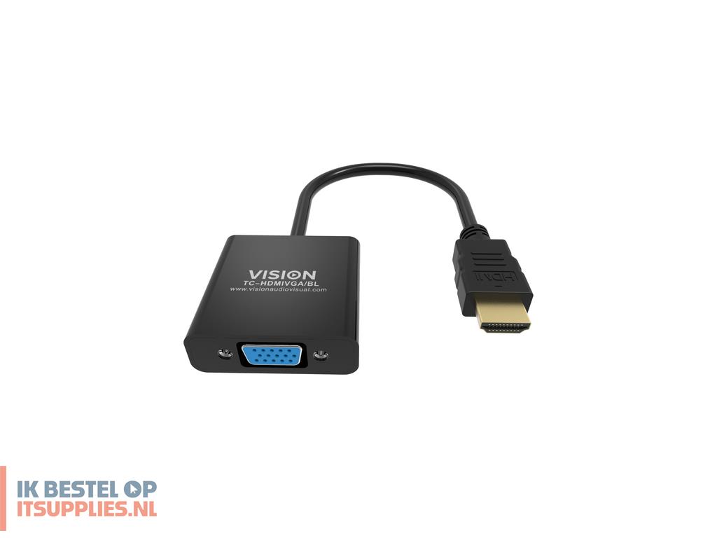 0709775-vision_tc-hdmivgabl_video_kabel_adapter_0-23_m_hdmi_type_a_standaard_vga_d-sub_zwart