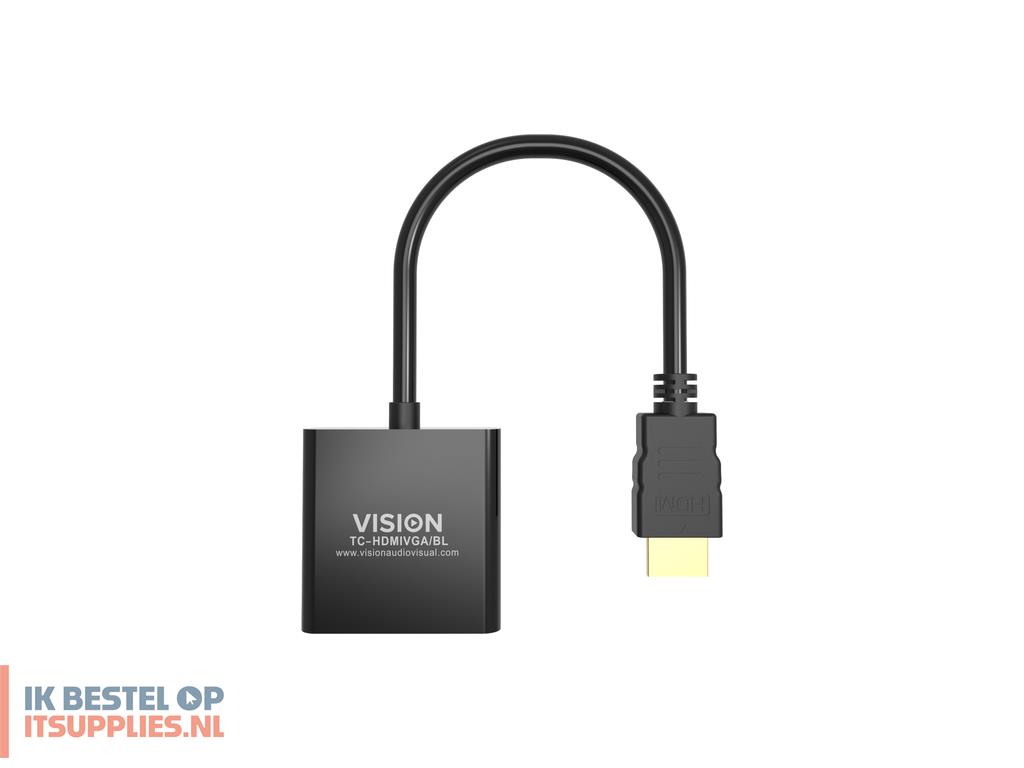 0712539-vision_tc-hdmivgabl_video_kabel_adapter_0-23_m_hdmi_type_a_standaard_vga_d-sub_zwart