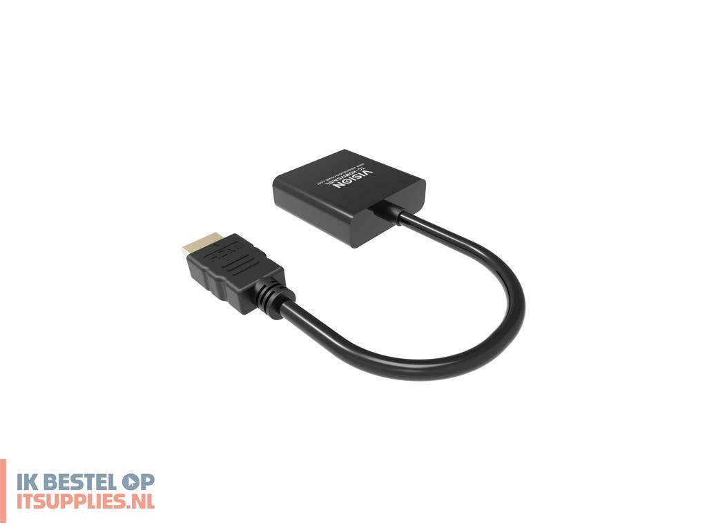 0715090-vision_tc-hdmivgabl_video_kabel_adapter_0-23_m_hdmi_type_a_standaard_vga_d-sub_zwart