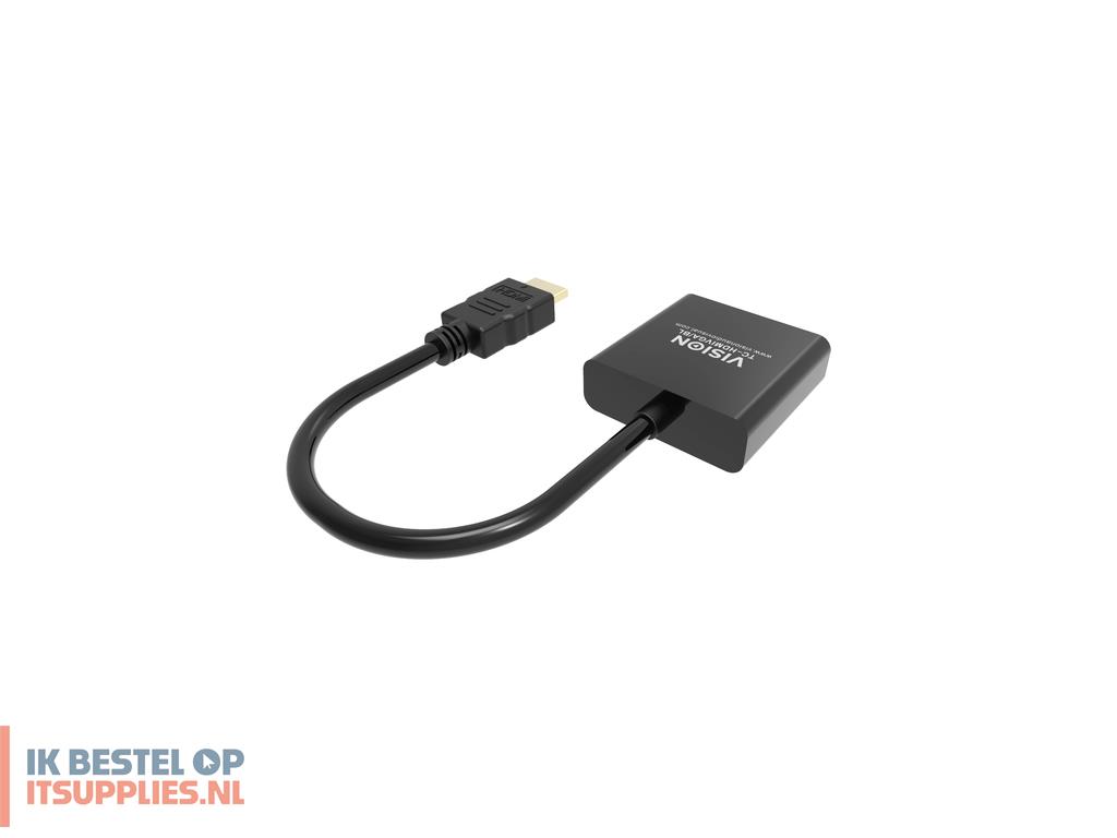 0716915-vision_tc-hdmivgabl_video_kabel_adapter_0-23_m_hdmi_type_a_standaard_vga_d-sub_zwart