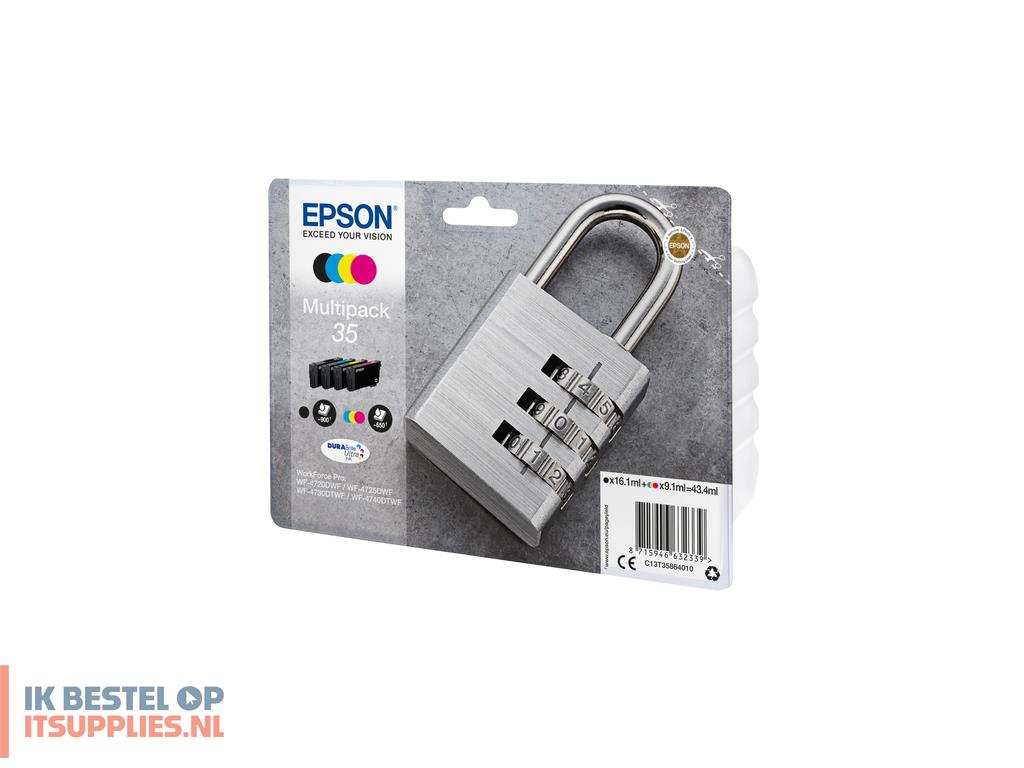 0305754-epson_padlock_c13t35864010_inktcartridge_1_stuks_origineel_normaal_rendement_zwart-_cyaan-_magenta-_geel