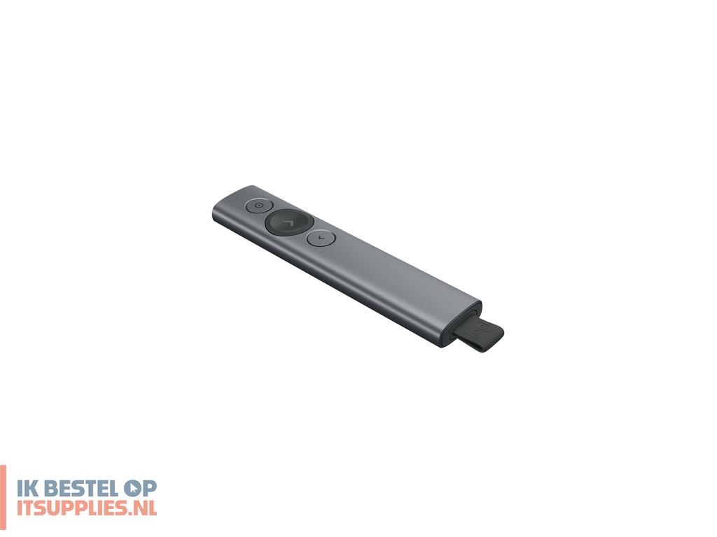 3421840-logitech_910-004861_draadloze_presenter_bluetoothrf_grijs