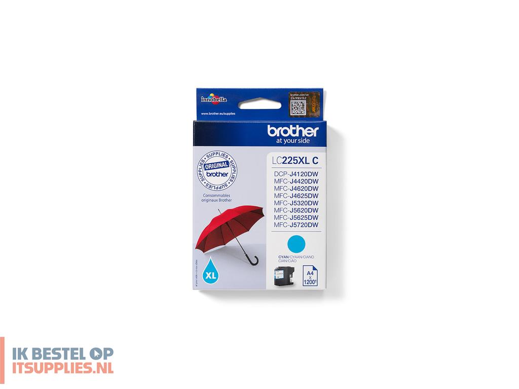 0704103-brother_lc225xlc_inktcartridge_1_stuks_origineel_cyaan