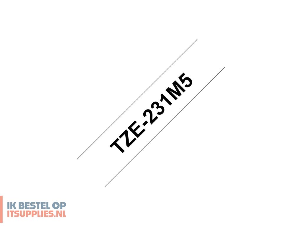 0313404-brother_tze-231m5_labelprinter-tape_zwart_op_wit