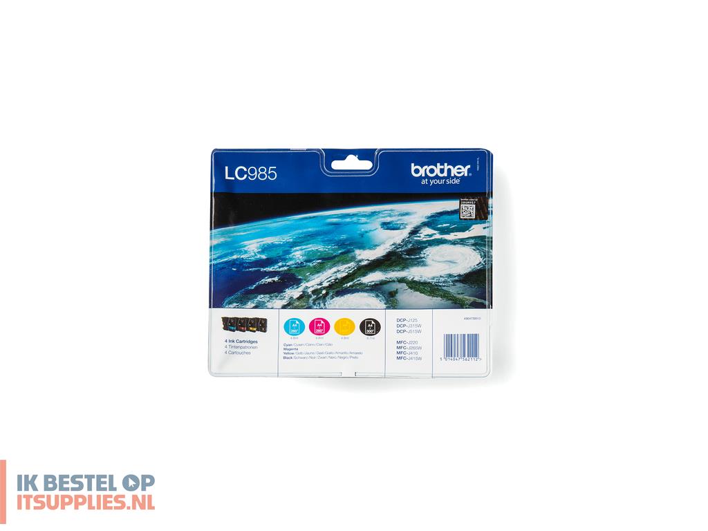 2358966-brother_lc985valbp_inktcartridge_4_stuks_origineel_zwart-_cyaan-_magenta-_geel