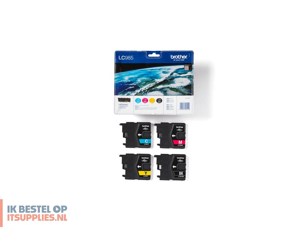 2405934-brother_lc985valbp_inktcartridge_4_stuks_origineel_zwart-_cyaan-_magenta-_geel