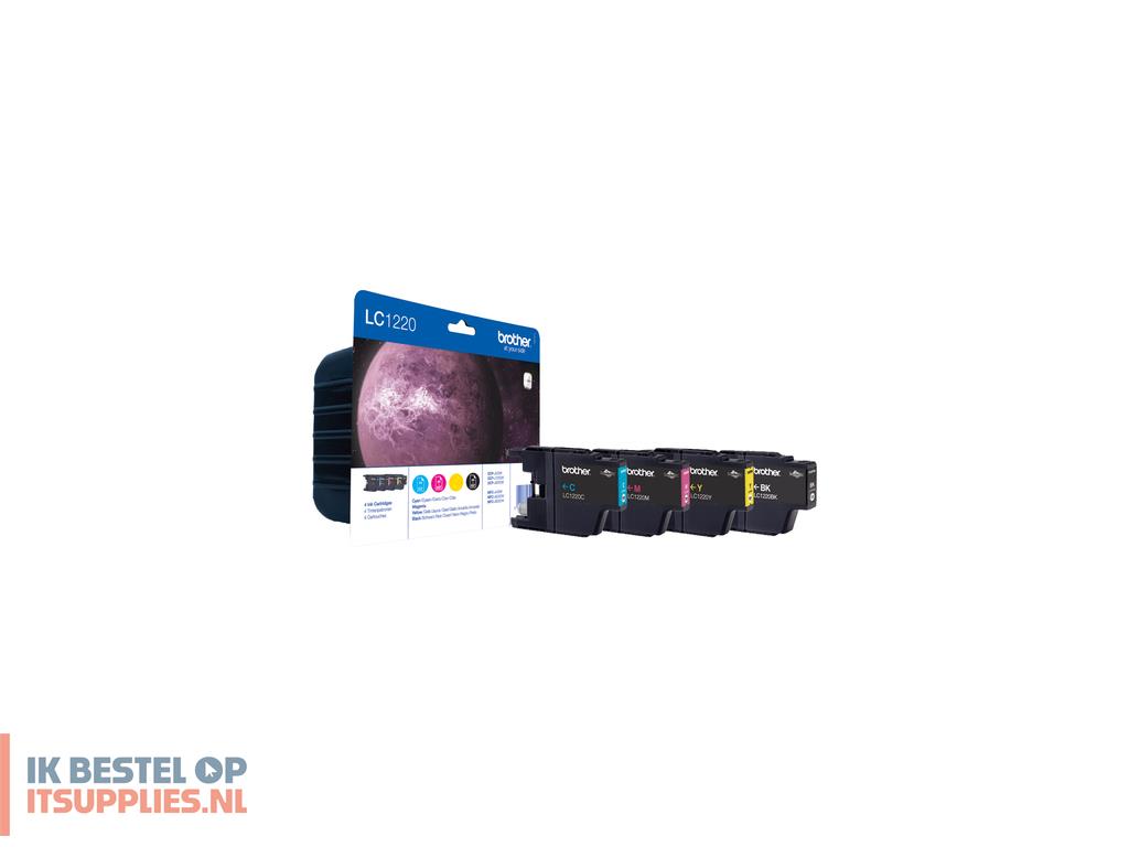 4558153-brother_lc-1220valbpdr_inktcartridge_4_stuks_origineel_zwart-_cyaan-_magenta-_geel