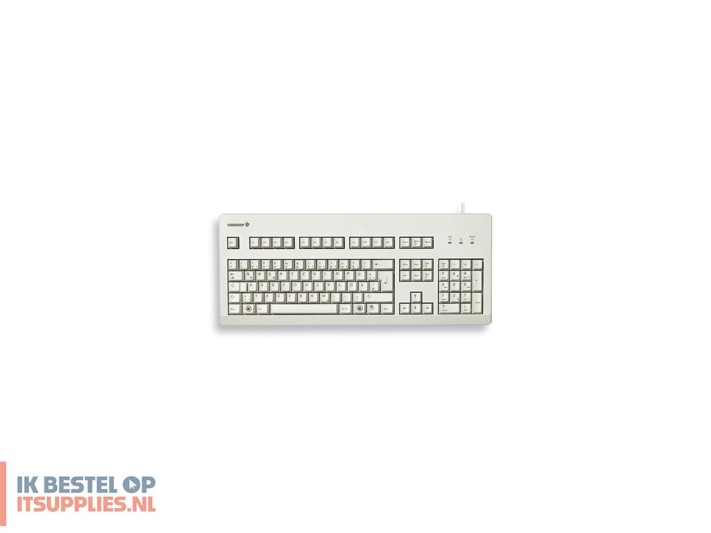 4643106-cherry_g80-3000_toetsenbord_universeel_usb_azerty_frans_grijs