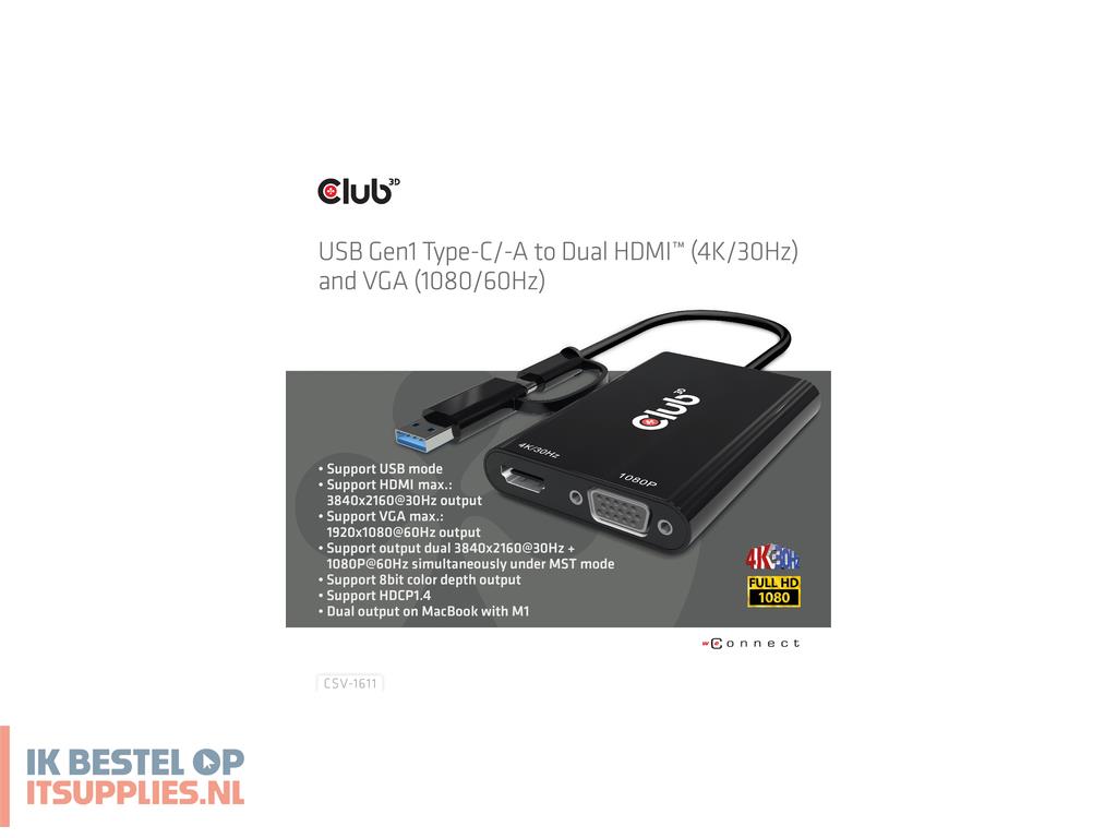 4803300-club3d_csv-1611_usb_grafische_adapter_3840_x_2160_pixels_zwart