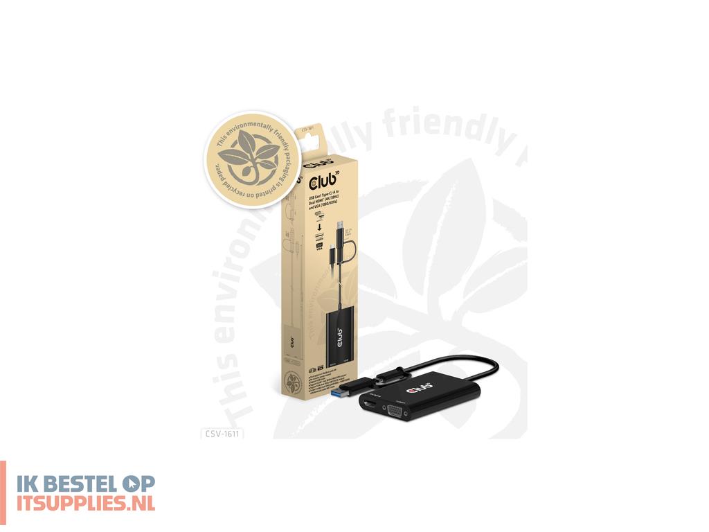 4816292-club3d_csv-1611_usb_grafische_adapter_3840_x_2160_pixels_zwart