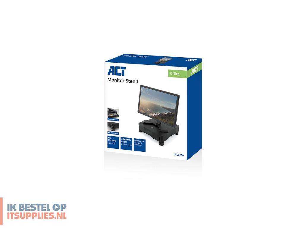 3236620-act_ac8200_flat_panel_bureau_steun_43-2_cm_17_zwart