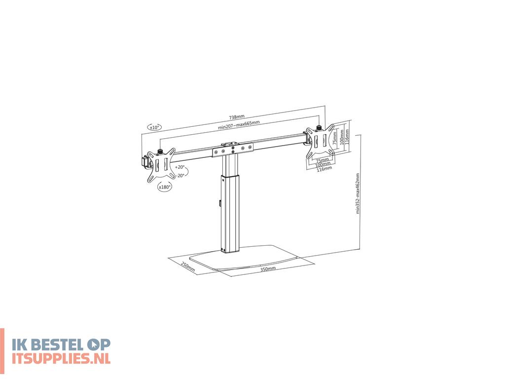2508002-act_ac8332_flat_panel_bureau_steun_68-6_cm_27_zwart