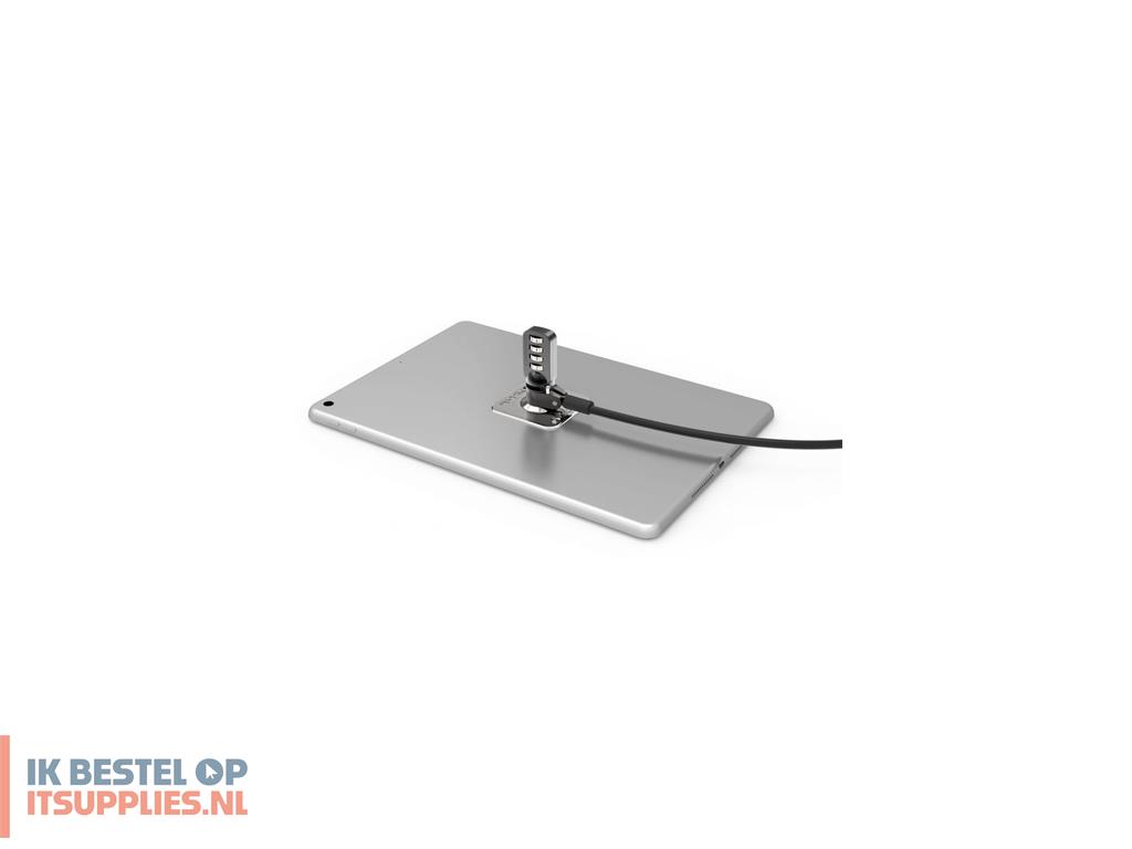 1745874-compulocks_universal_tablet_cable_lock_-_3m_plate_-_silver_combination_lock_kabelslot
