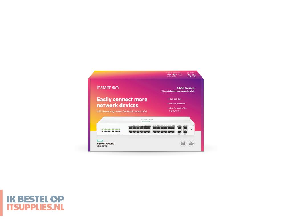 1603480-hpe_aruba_networking_networking_instant_on_switch_26p_gigabit_2p_sfp_1430_unmanaged_l2_gigabit_ethernet
