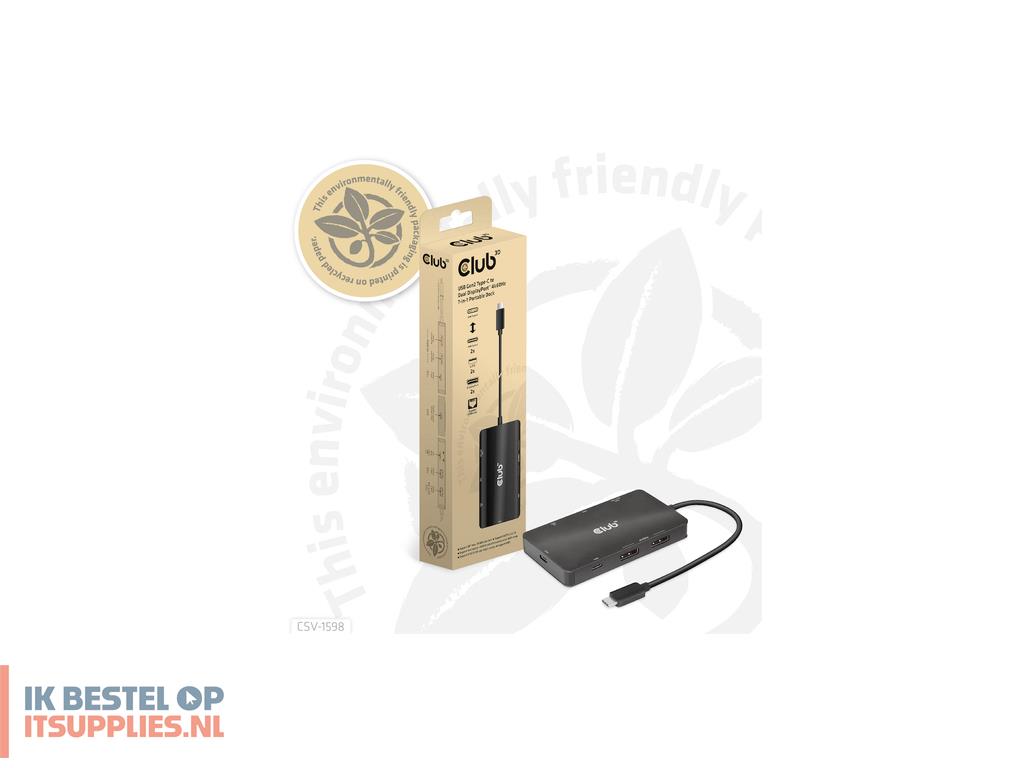 5220592-club3d_csv-1598_laptop_dock_poortreplicator_usb_32_gen_2_31_gen_2_type-c_zwart