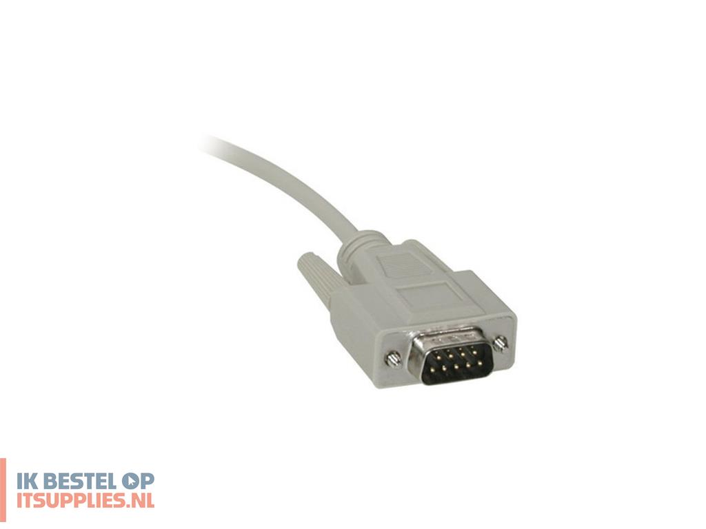 3209736-c2g_1ft_db9_mf_extension_cable_-_beige_seriele_kabel_0-30_m