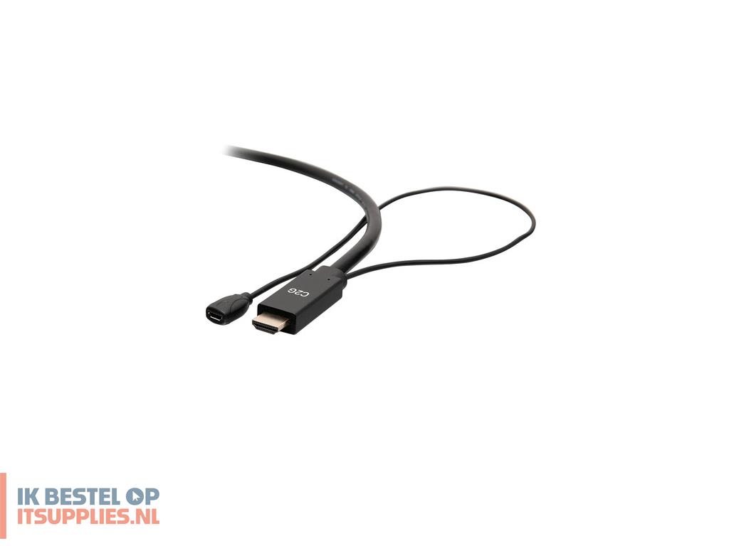 4819655-c2g_c2g41473_video_kabel_adapter_3-05_m_hdmi_type_a_standaard_zwart