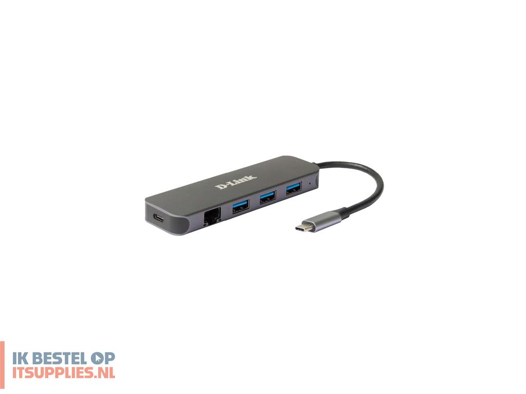 0709435-d-link_dub-2334_laptop_dock_poortreplicator_bedraad_usb_type-c_grijs