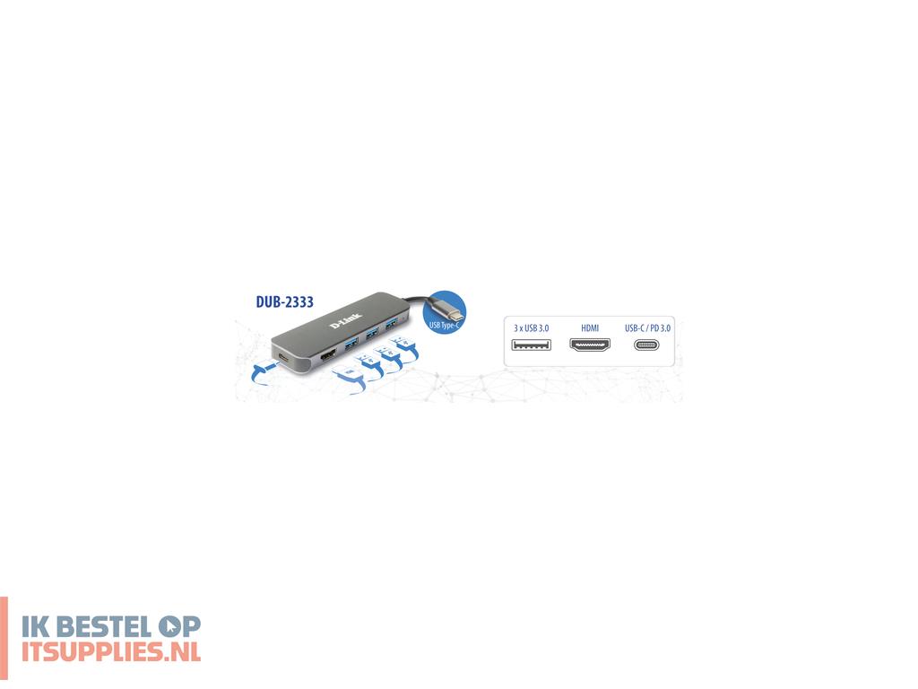 0701407-d-link_dub-2333_laptop_dock_poortreplicator_bedraad_usb_type-c_grijs