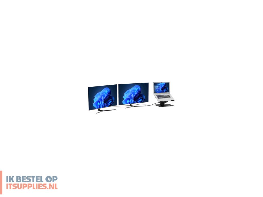 5550167-port_designs_901108dock-eu_laptopstandaard_zwart