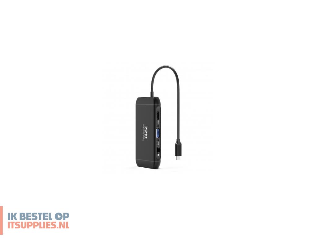 0217624-port_designs_901913_interface_hub_usb_20_type-c_5000_mbits_zwart