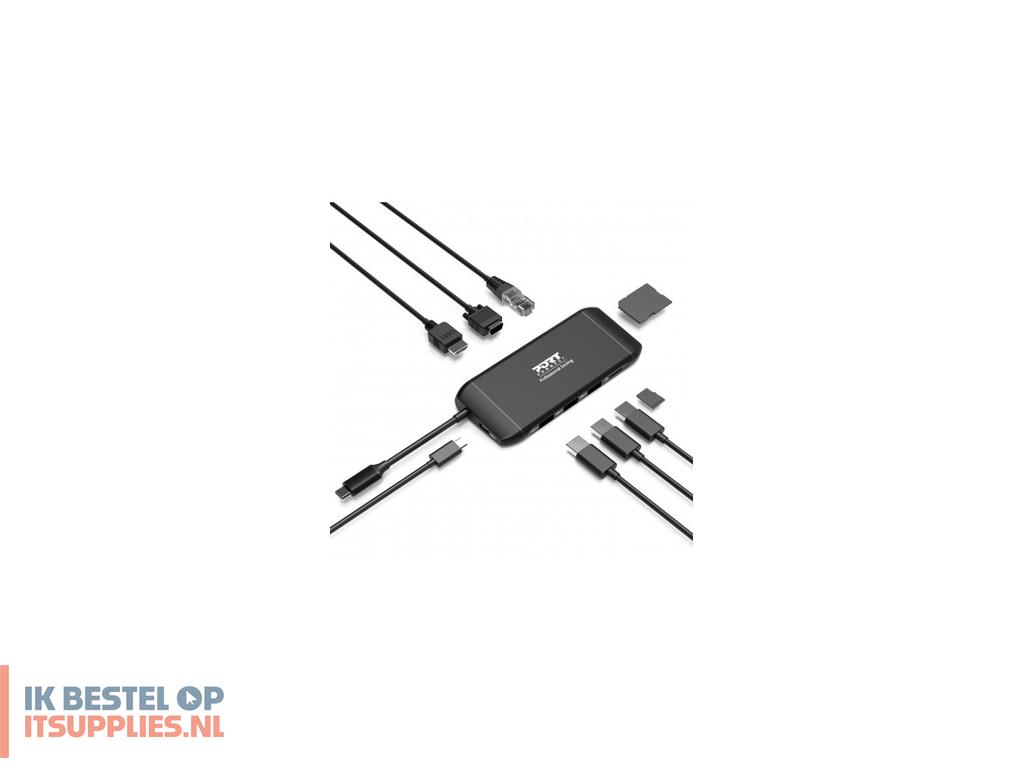 0222169-port_designs_901913_interface_hub_usb_20_type-c_5000_mbits_zwart