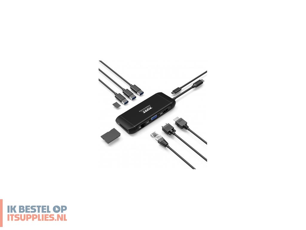 0225641-port_designs_901913_interface_hub_usb_20_type-c_5000_mbits_zwart