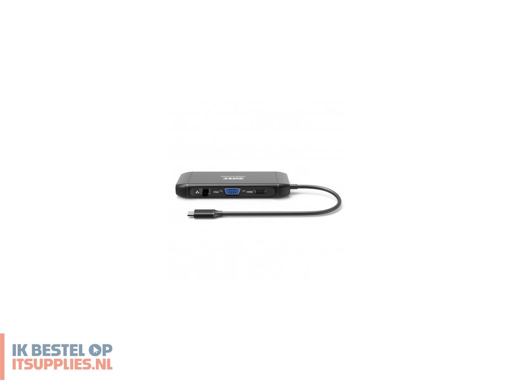 0233094-port_designs_901913_interface_hub_usb_20_type-c_5000_mbits_zwart