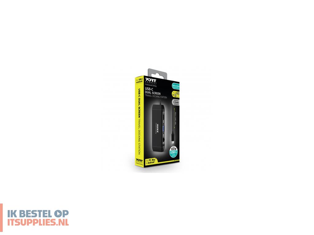0239174-port_designs_901913_interface_hub_usb_20_type-c_5000_mbits_zwart