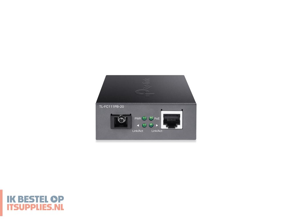 3149568-refurbished_tp-link_tl-fc111pb-20_netwerk_media_converter_100_mbits_zwart