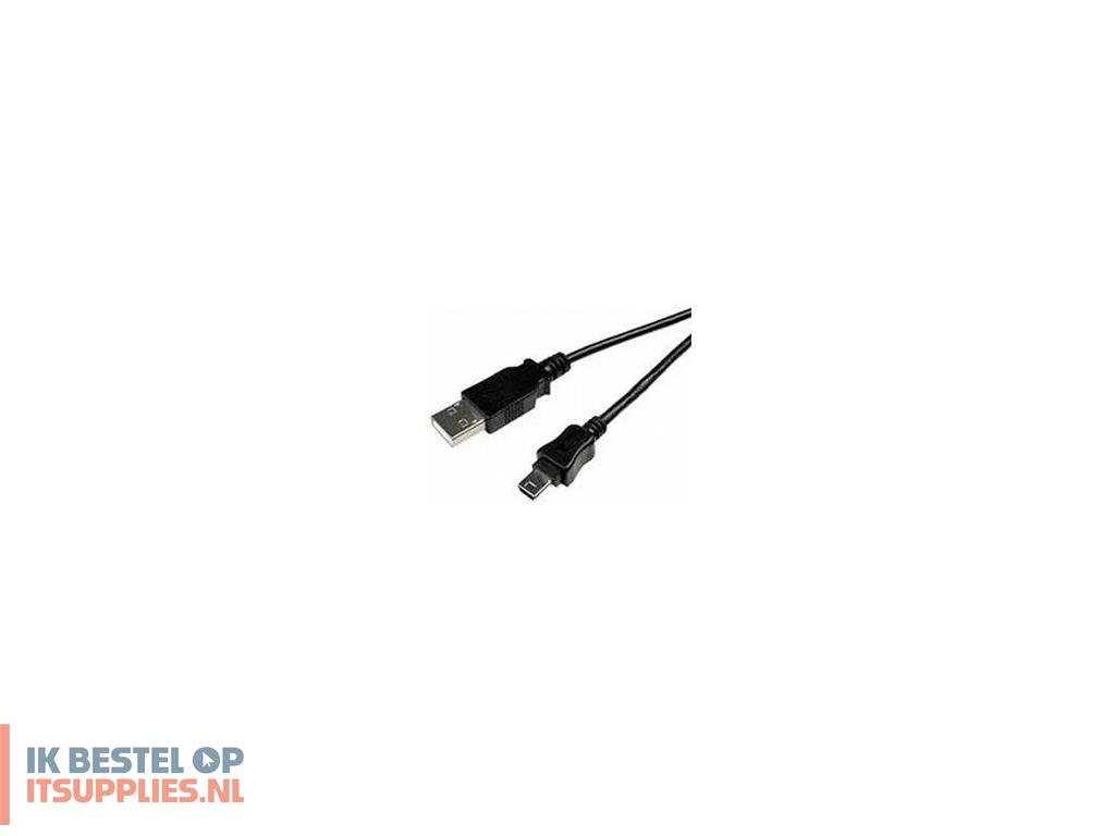 0331067-refurbished_honeywell_210304-100-sp_usb-kabel_usb_a_mini-usb_b_zwart