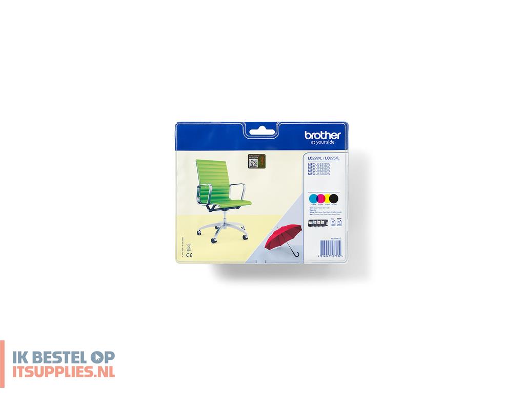 1712572-brother_lc229xlvalbpdr_inktcartridge_4_stuks_origineel_zwart-_cyaan-_magenta-_geel