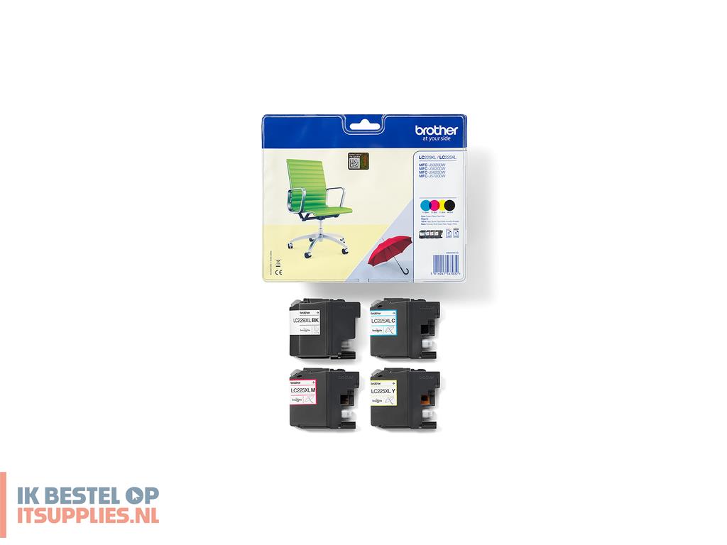 3250943-brother_lc229xlvalbpdr_inktcartridge_4_stuks_origineel_zwart-_cyaan-_magenta-_geel
