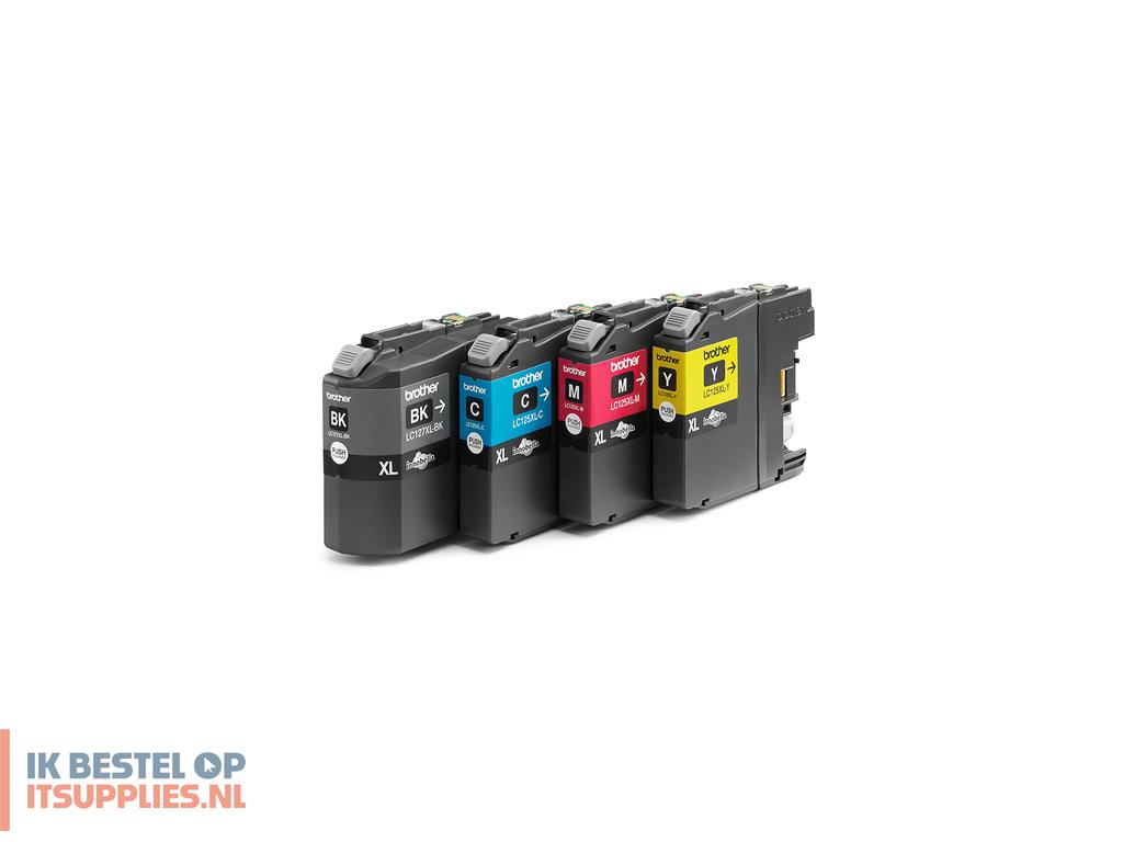 3139103-refurbished_brother_lc-127xlvalbpdr_inktcartridge_4_stuks_origineel_zwart-_cyaan-_magenta-_geel