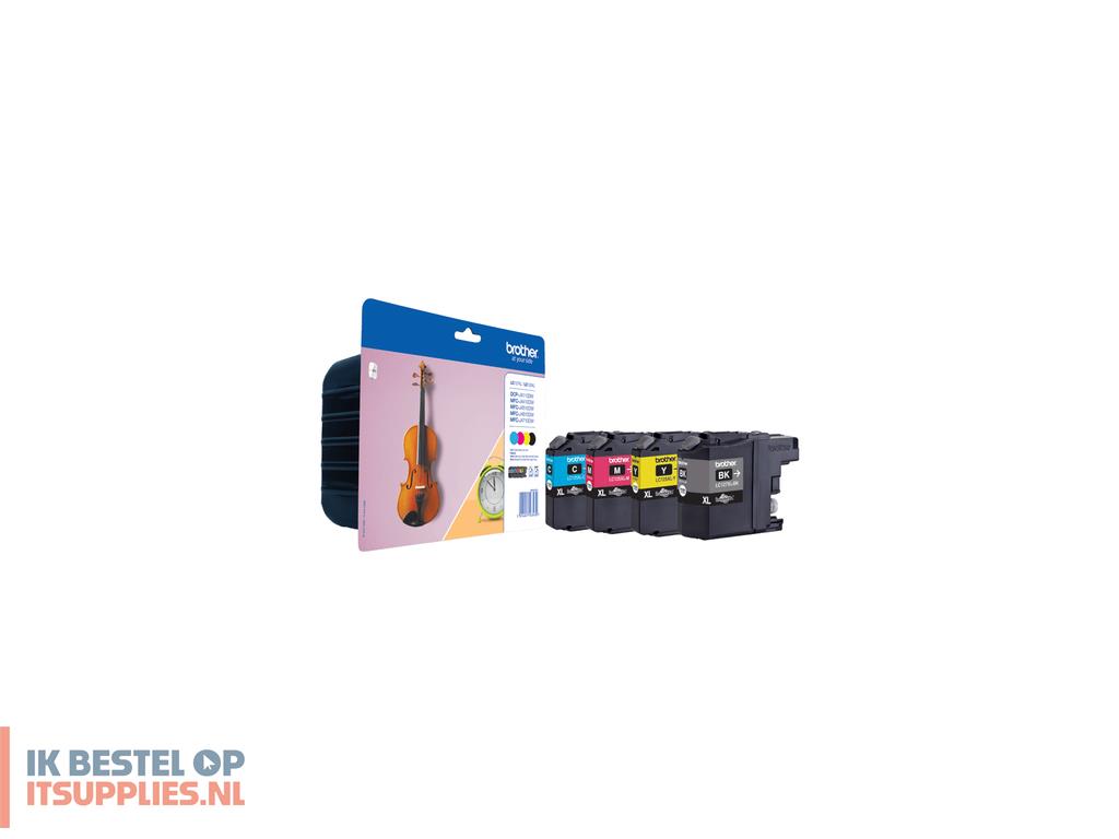 3140963-refurbished_brother_lc-127xlvalbpdr_inktcartridge_4_stuks_origineel_zwart-_cyaan-_magenta-_geel