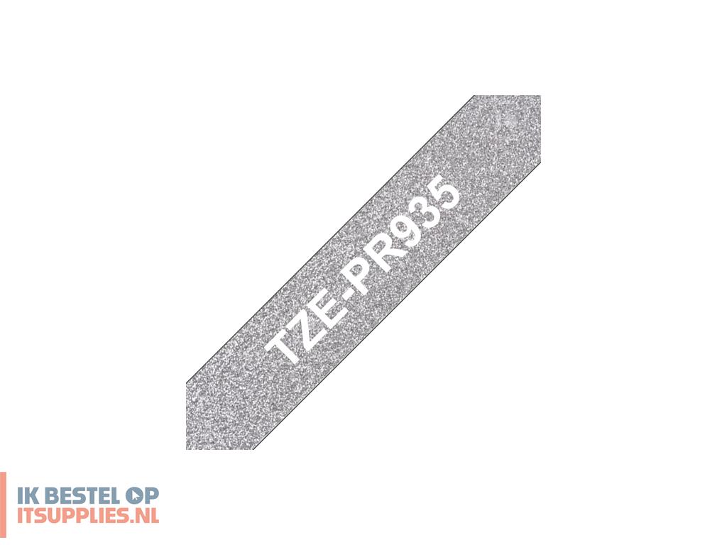 0053536-brother_tze-pr935_labelprinter-tape_wit_op_zilver