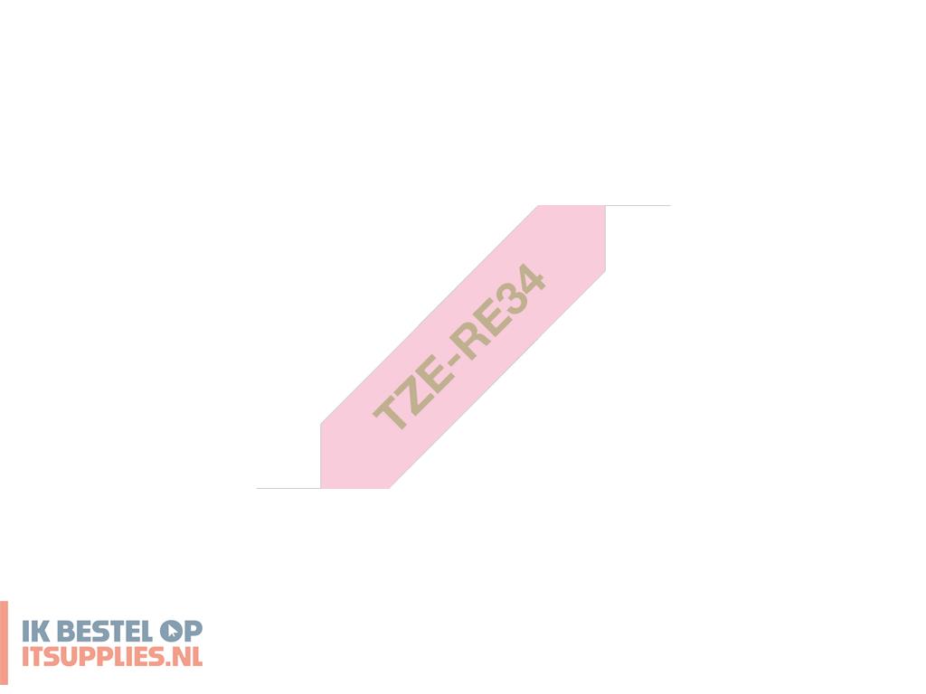 0436178-brother_tze-re34_labelprinter-tape_goud_op_roze