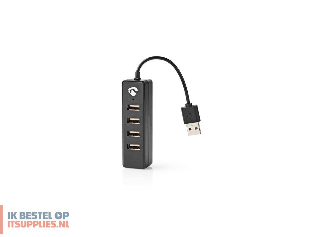 3223947-nedis_uhubu2420bk_interface_hub_usb_20_480_mbits_zwart