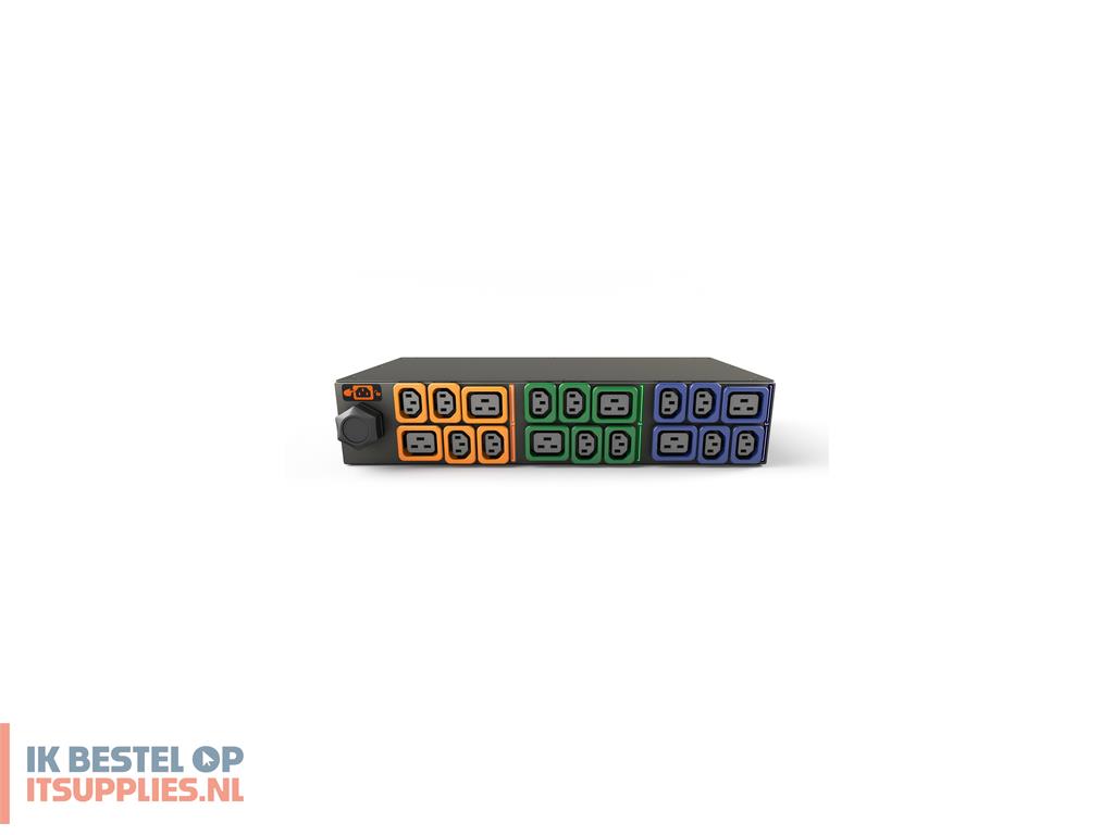 1629030-refurbished_vertiv_mg01x2r0-18pb63-2ps56b2h10-s_energiedistributie_18_ac-uitgangen_2u_zwart