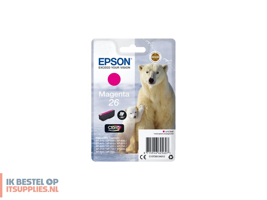 3817342-epson_polar_bear_c13t26134022_inktcartridge_1_stuks_origineel