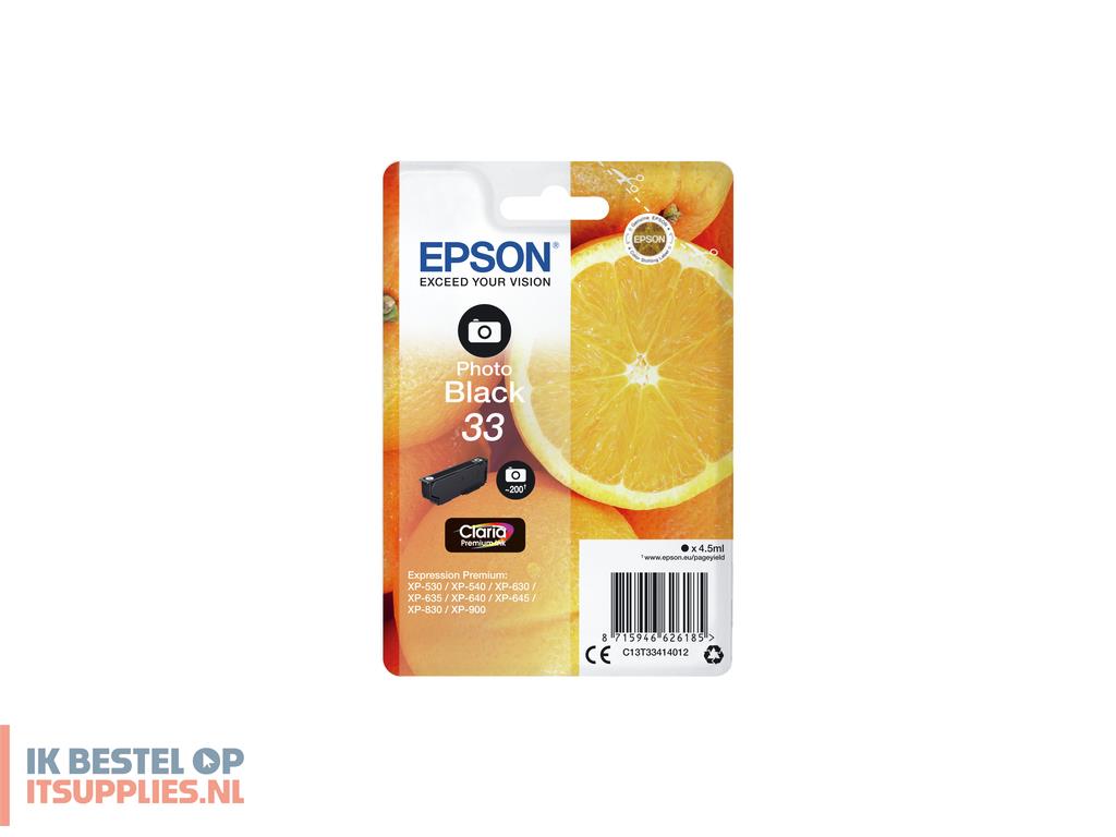 1709120-epson_oranges_c13t33414022_inktcartridge_1_stuks_origineel_foto_zwart