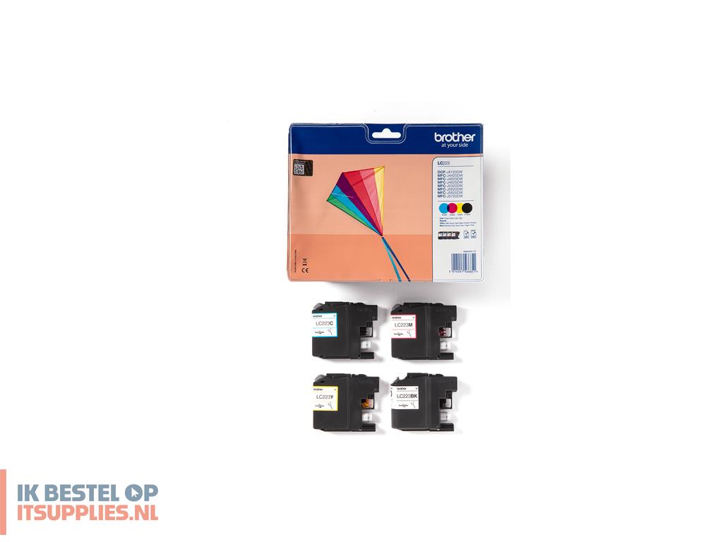 3303971-brother_lc-223valbp_inktcartridge_4_stuks_origineel_zwart-_cyaan-_magenta-_geel