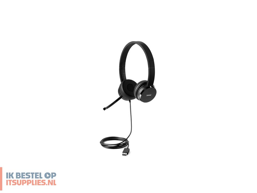 1859615-lenovo_4xd0x88524_hoofdtelefoonheadset_bedraad_hoofdband_kantoorcallcenter_zwart