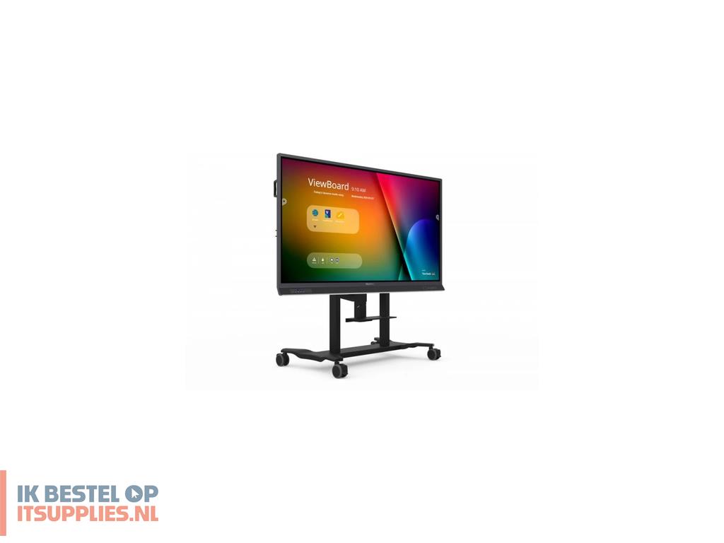 4958425-viewsonic_vb-stnd-008_multimediawagen_-steun_zwart_universeel_multimediawagentjetrolley