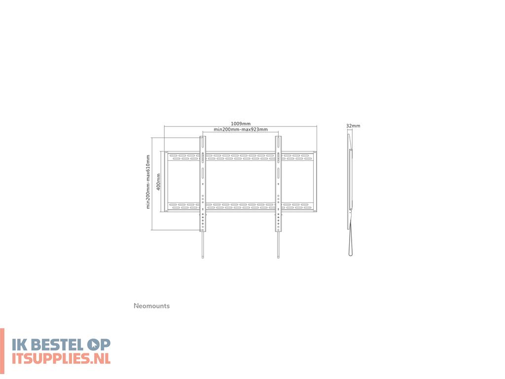3241461-neomounts_lfd-w1000_tv-bevestiging_2-54_m_100_zwart