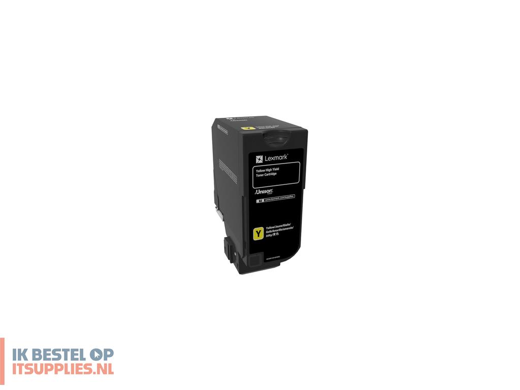2409770-lexmark_cx725_tonercartridge_1_stuks_origineel_geel