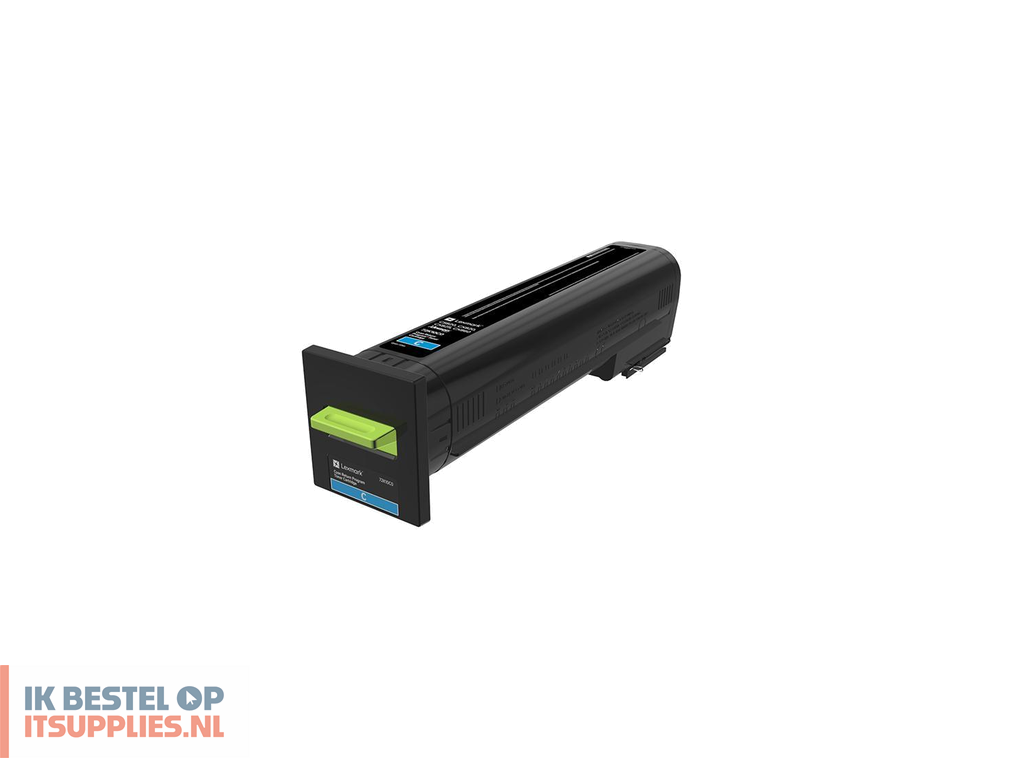 0600660-lexmark_72k20c0_tonercartridge_1_stuks_origineel_cyaan