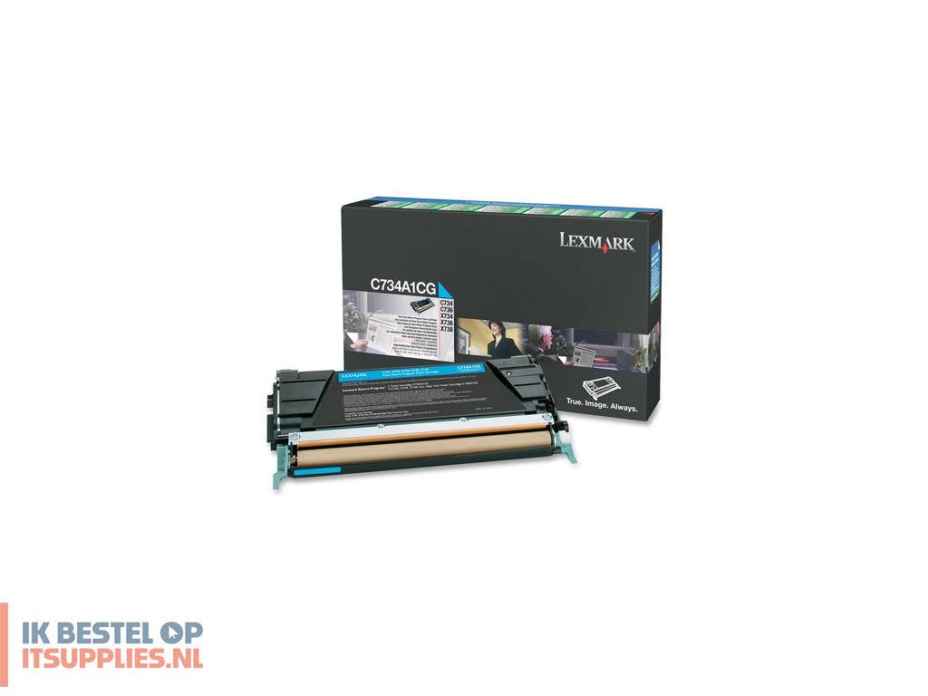 0104682-lexmark_c734a1cg_tonercartridge_1_stuks_origineel